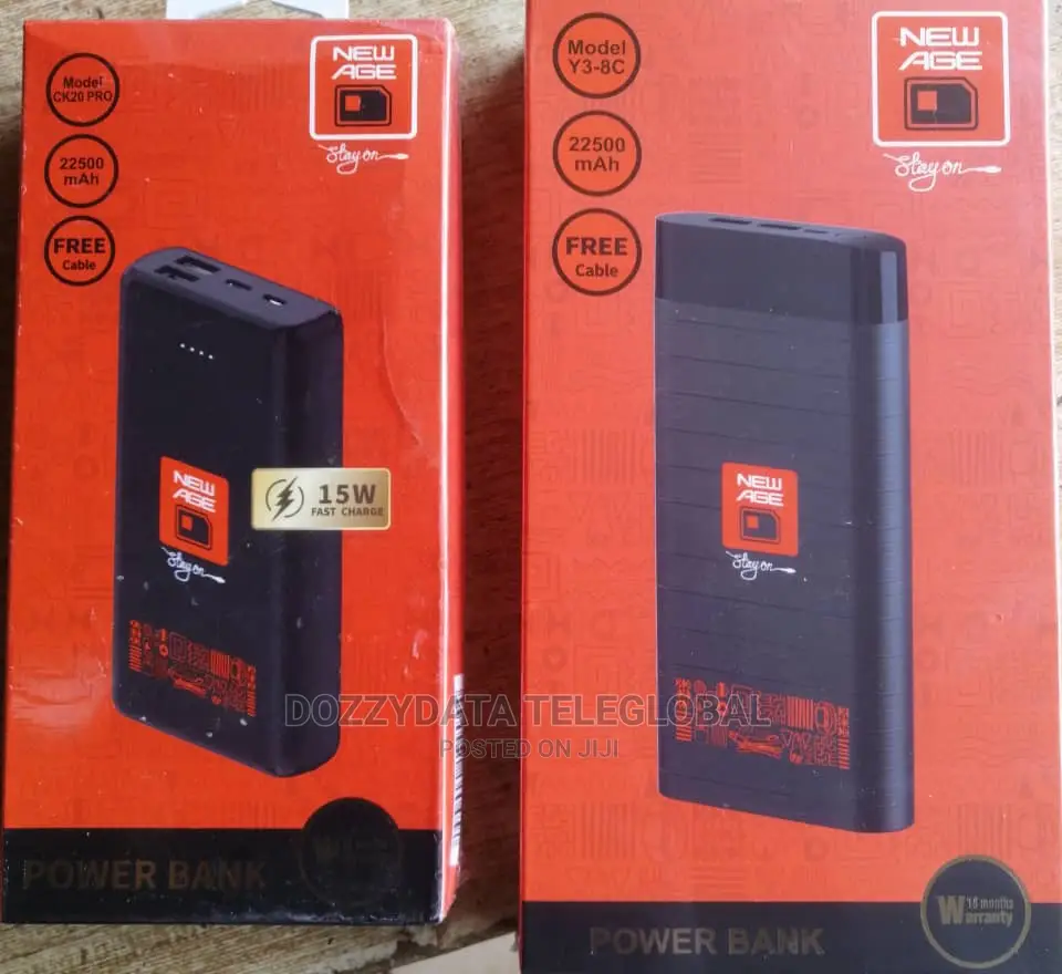 Newage 22,500mahh Powerbank With Free Cable