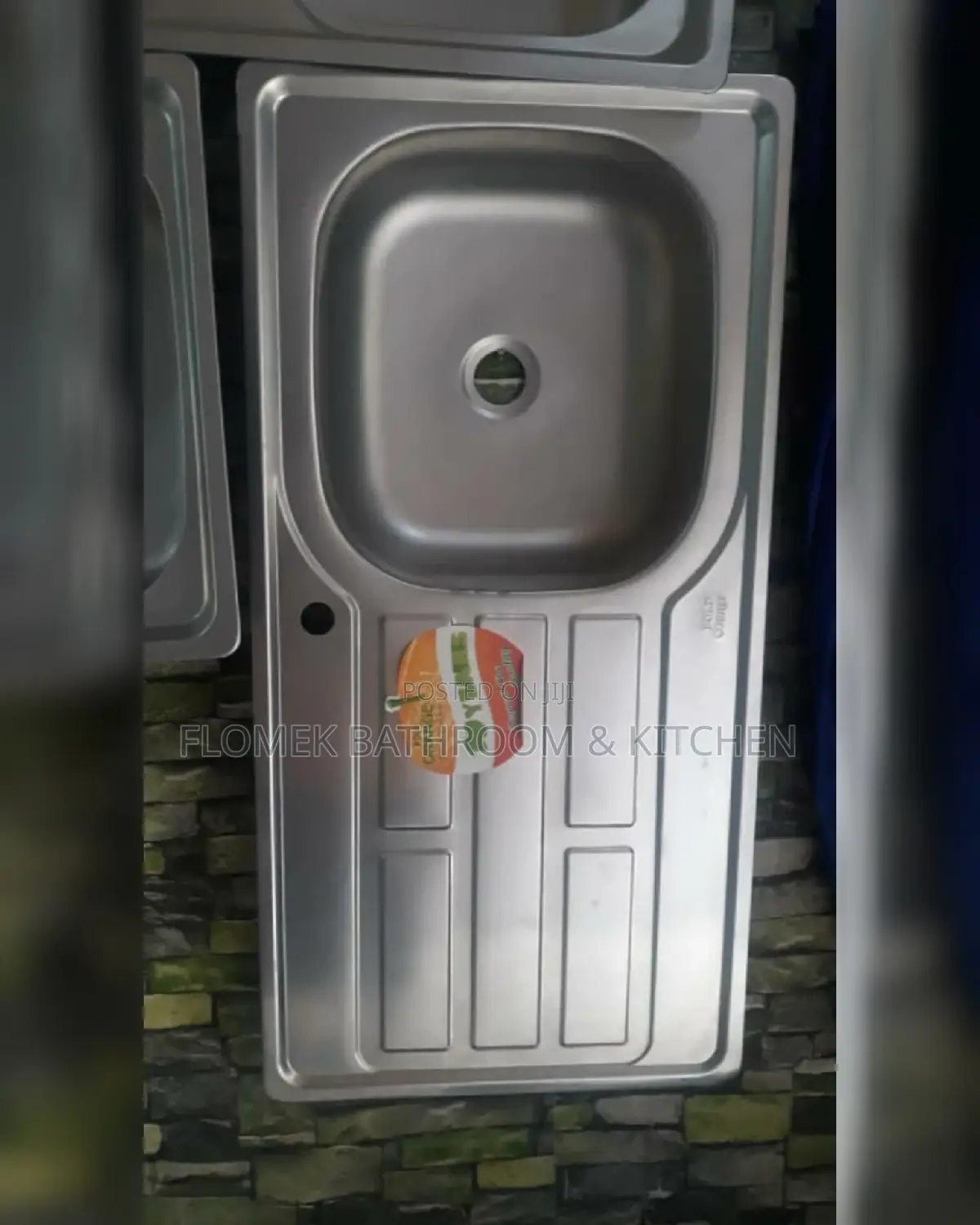 Kitchen Sink Single Bowl Tray