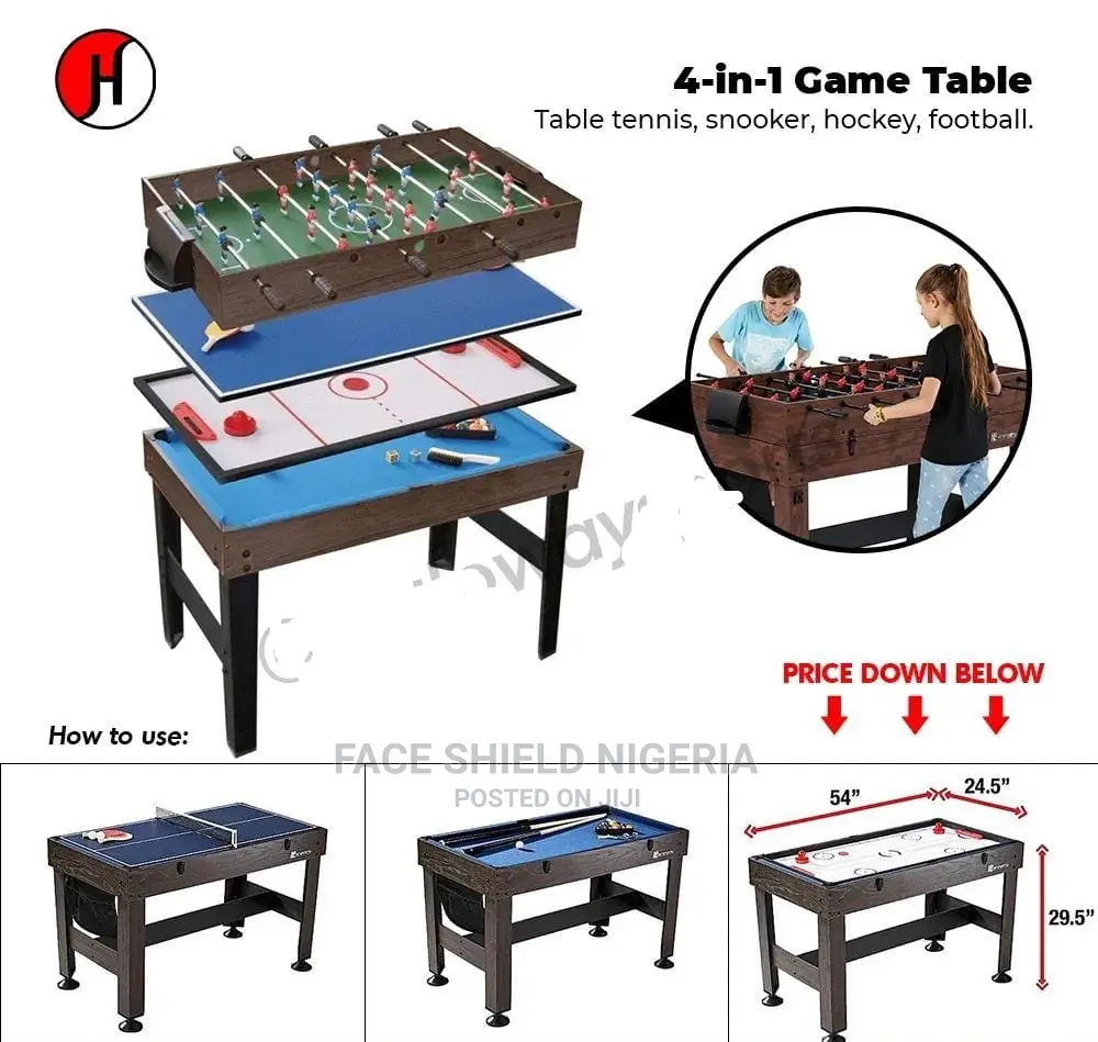4-in-1 Multi Sports Games Table FSC Certified