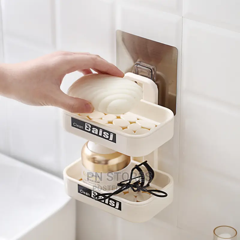 Double Layer Soap Box Wall Mount Soap Case