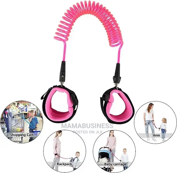 Kids Anti-Lost Wrist Strap Rope - Pink