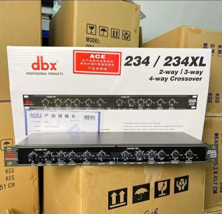 Dbx Crossover 3-4ways
