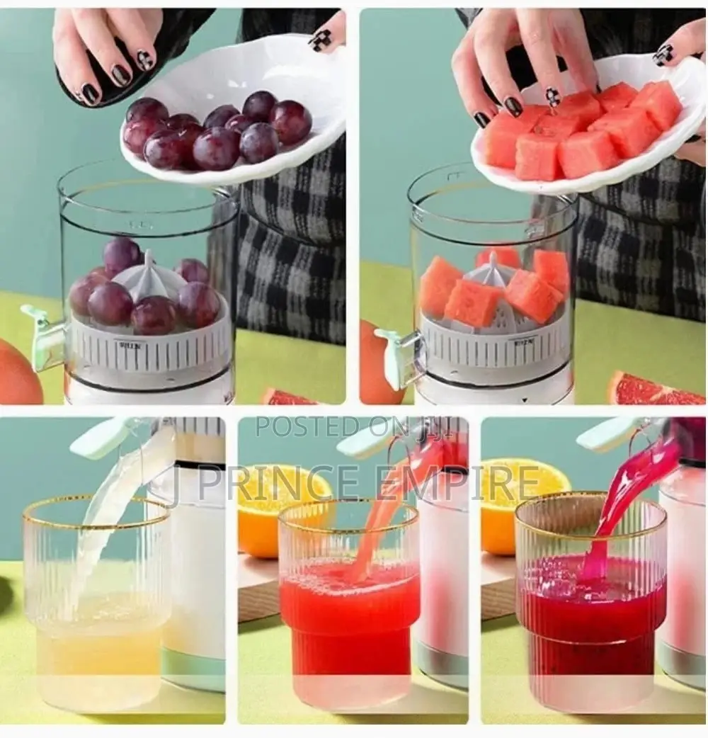 Electric Juicer Rechargeable-Citrus Juicer Machines With USB