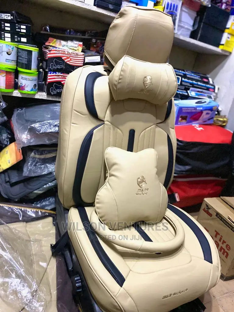Cream Color Horse Car Seat Cover