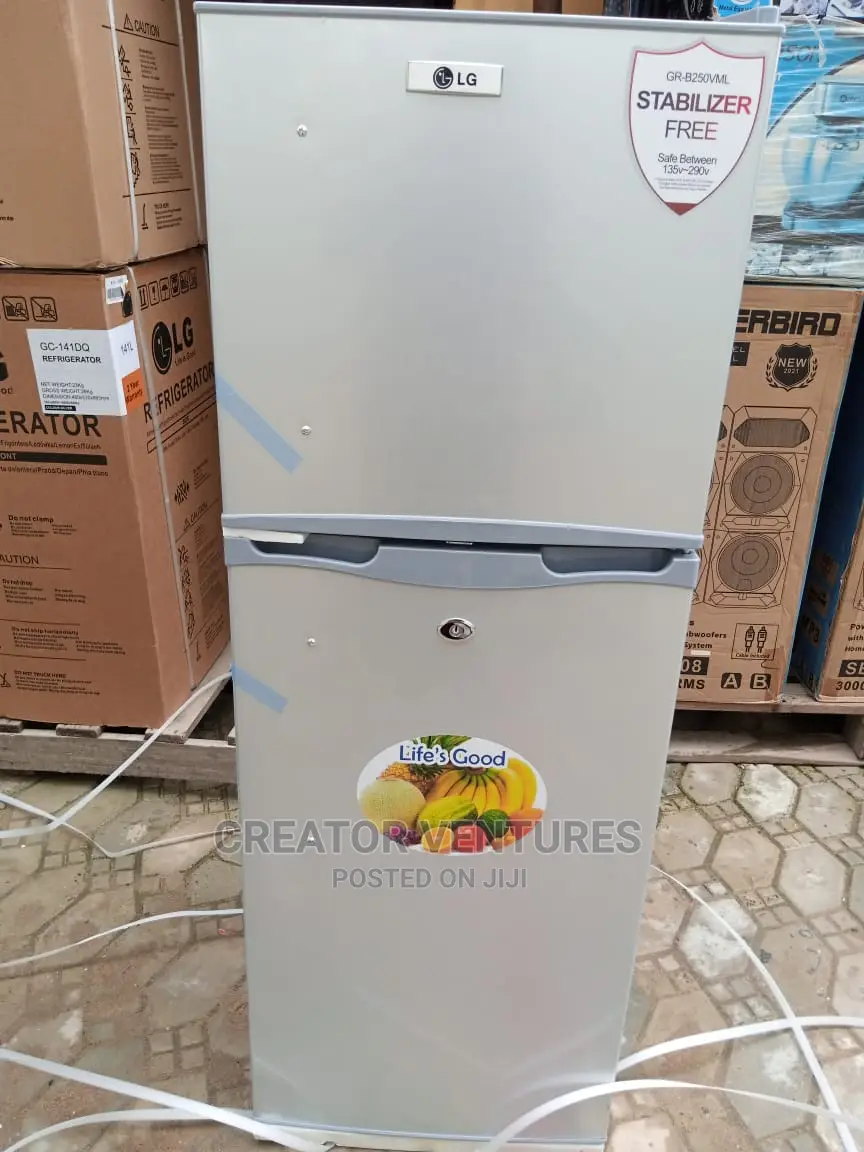 Lg Double Door Refrigerator Low Voltage , Fast Cooling