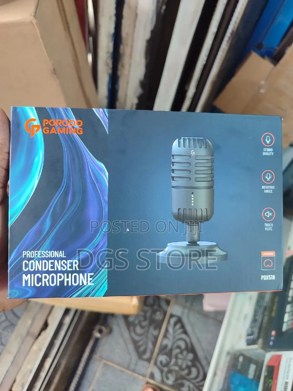 Porodo Gaming Professional Condenser Microphone Pdx518