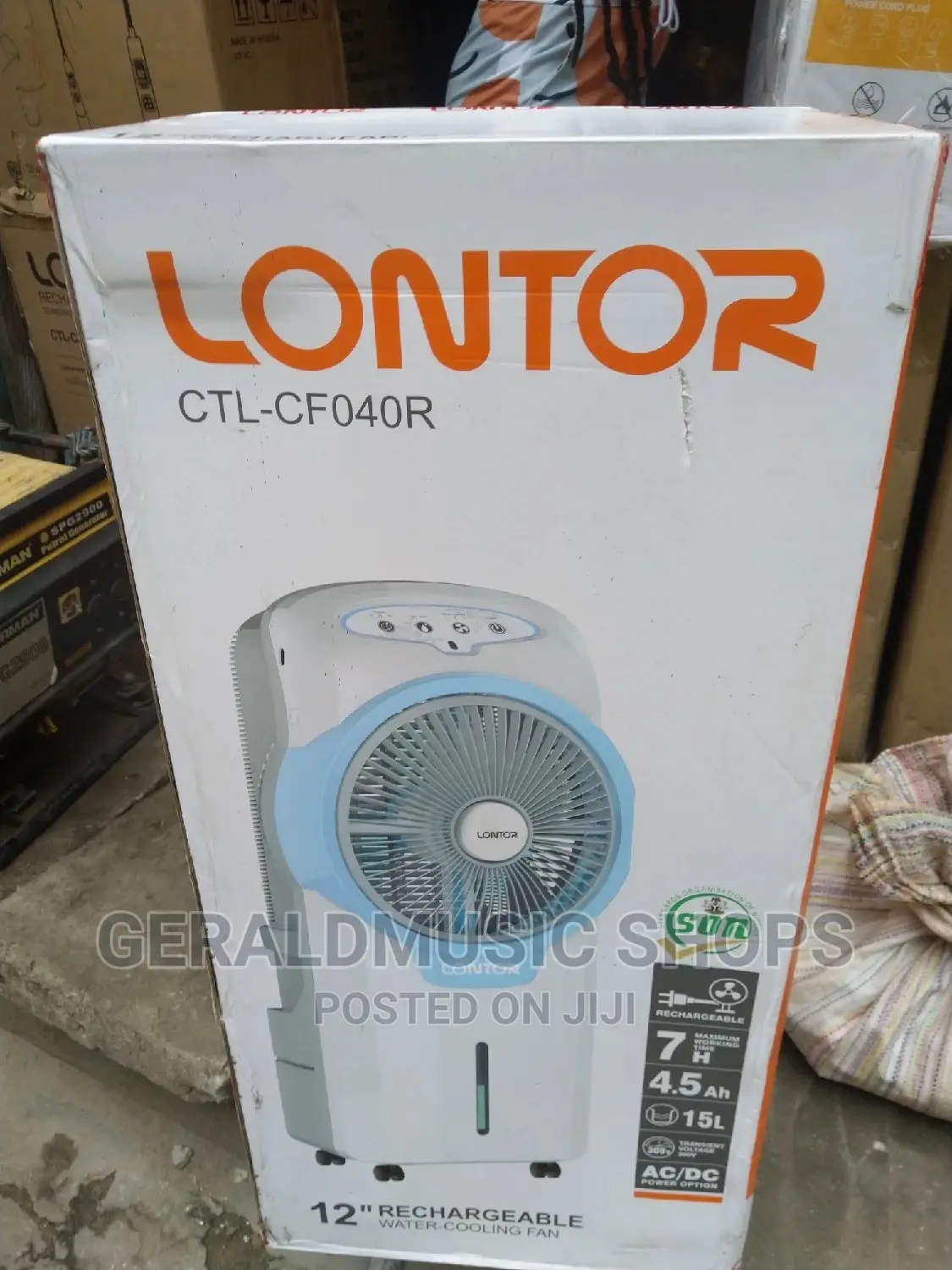 CTL-CF040R LONTOR Rechargeable FAN Air Conditioner 12"
