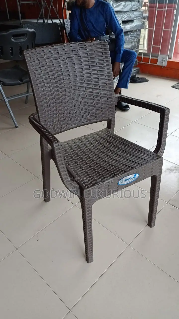 Black Rattan Chair
