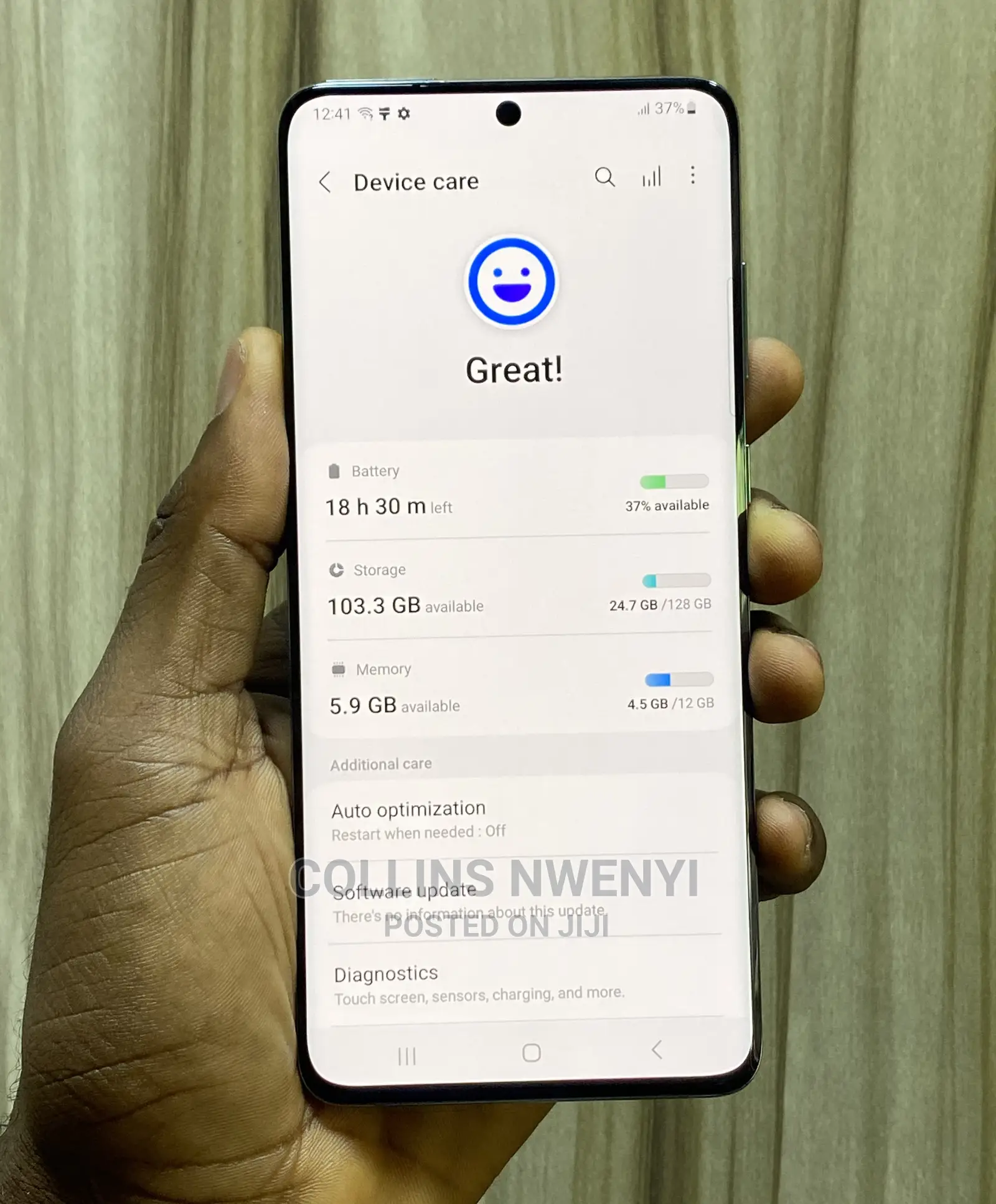 Samsung Galaxy S20+ 5G 128 GB Gray