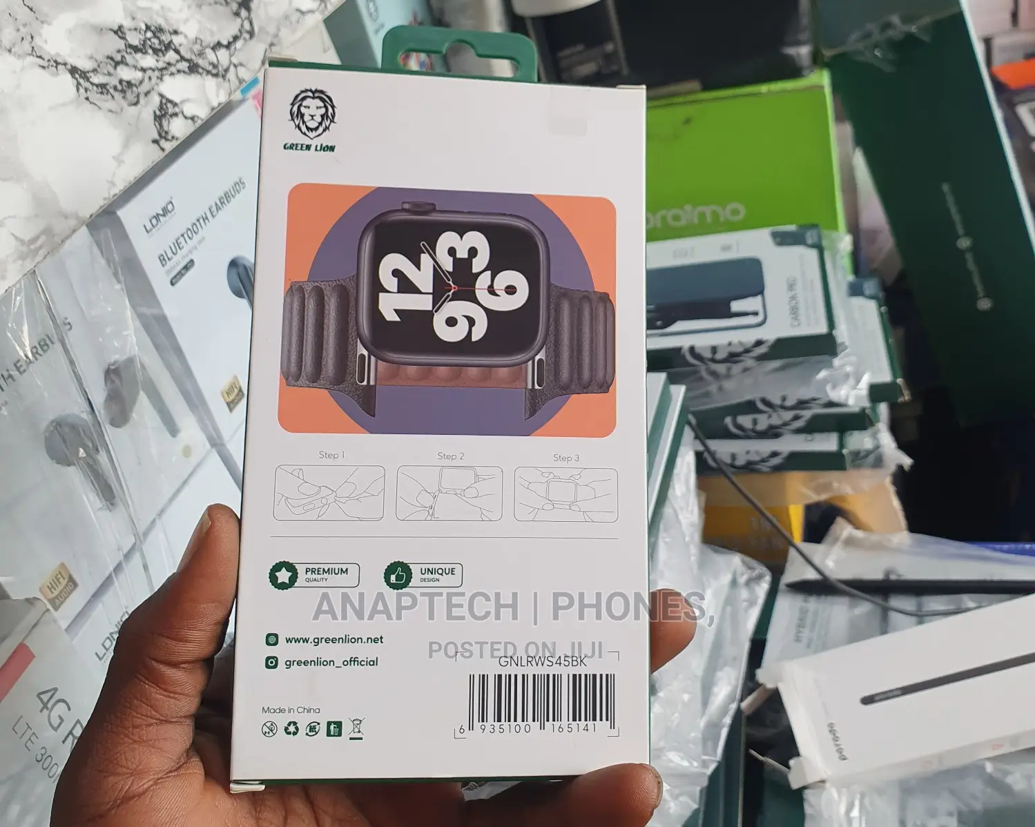 Greenlion Apple Watch 44/45 Straps Colours Available Premium