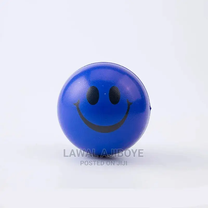 12pc/Lot 6.3cm Smile Face Foam Ball Squeeze Stress Ball