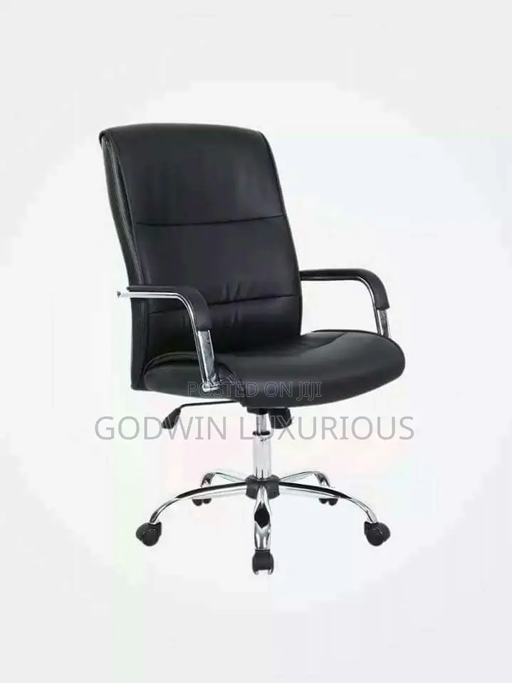 Office Armrest Leather Chair