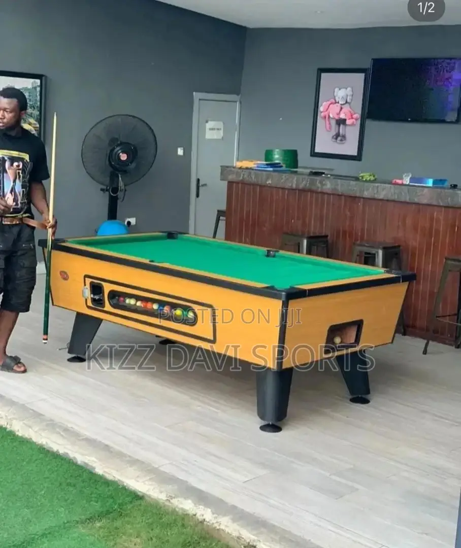7ft Snooker Table Coin and Marble
