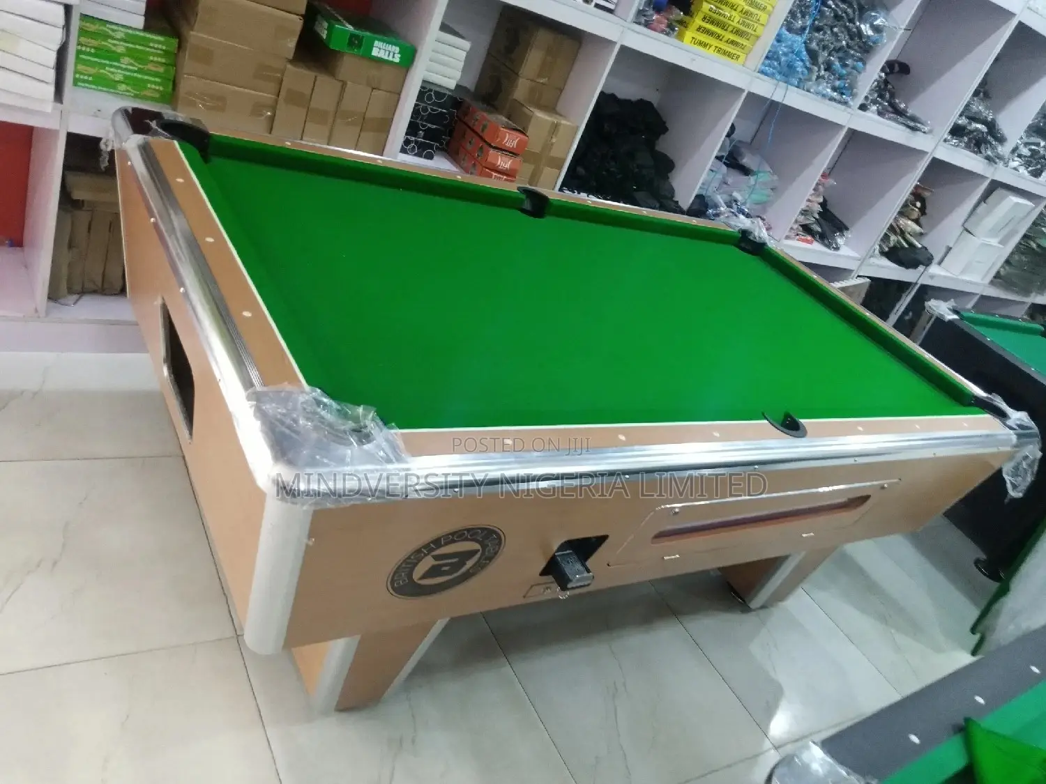 British Foreign Marble Coin Snooker Board