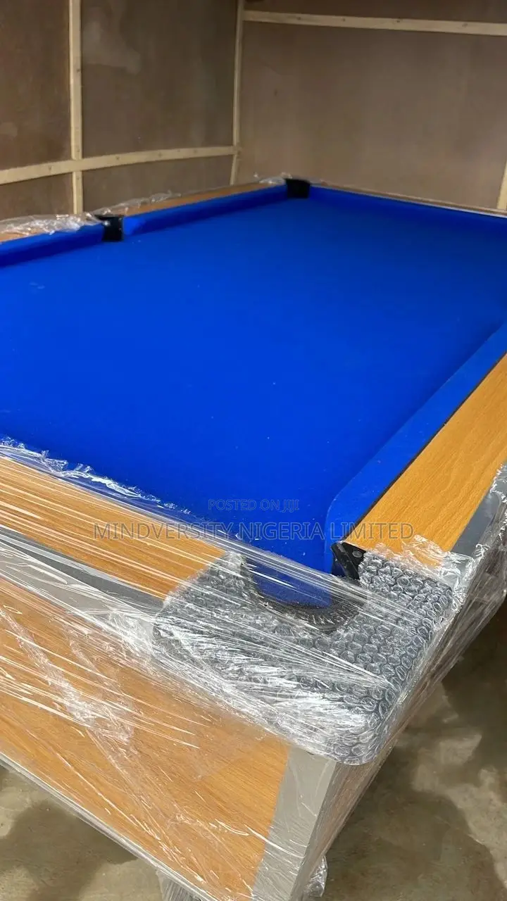 Marble Blue Felt Coin Operated Snooker Board Complete