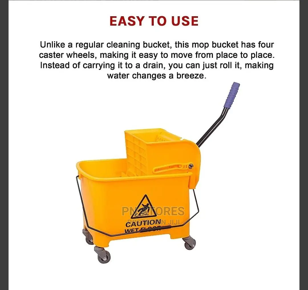 Industrial Mop Bucket With Wringer