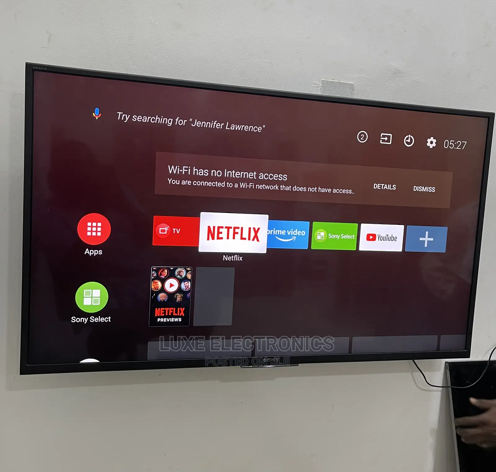 50 Inch Sony Android Uhd HDR Tv European Used