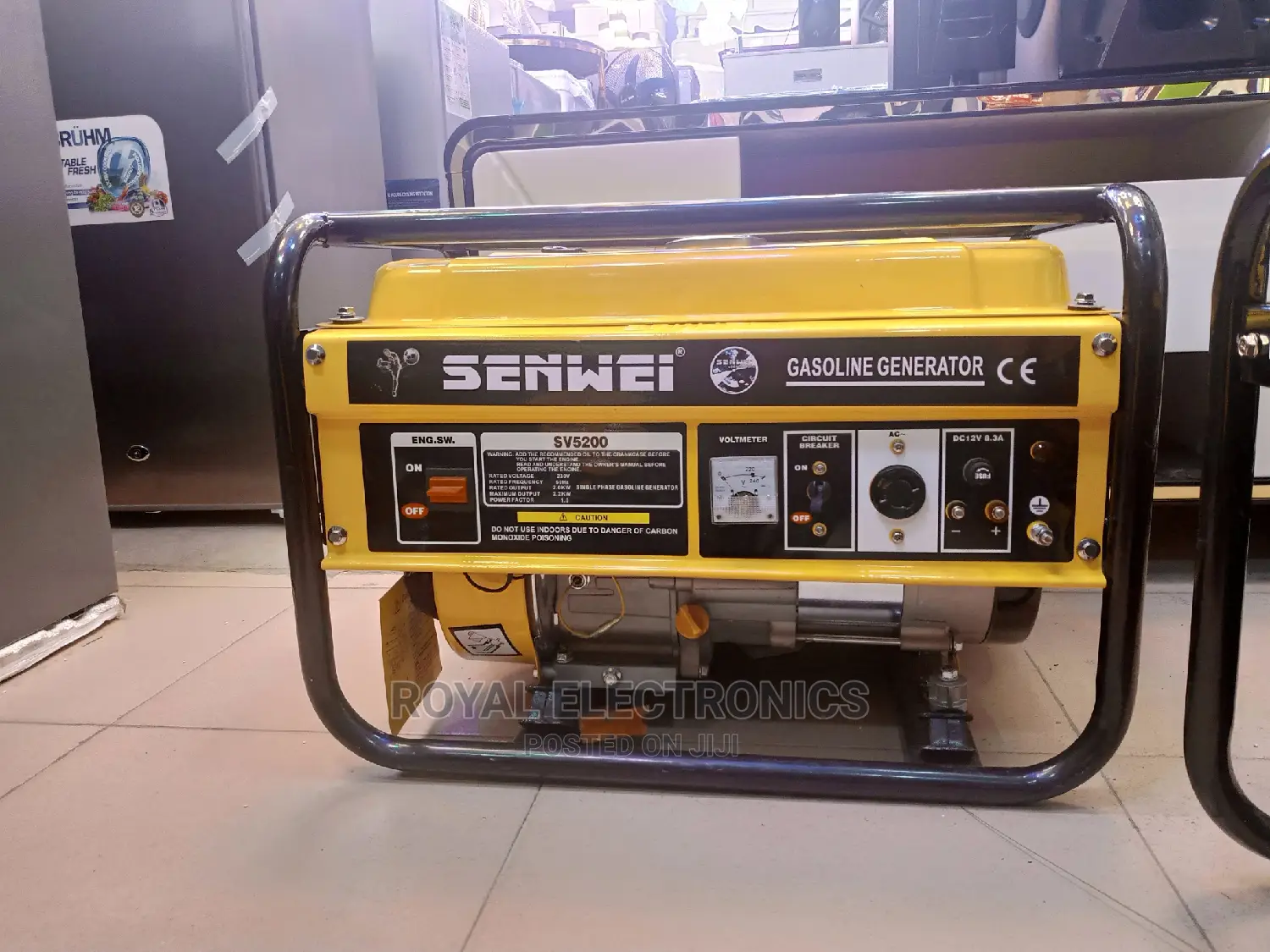 World Class Senwei(SV5200) Manual Start Generator