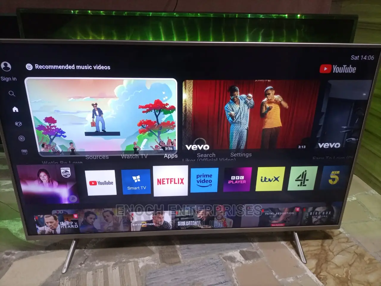 55 Inches Philips Smart UHD TV UK Used