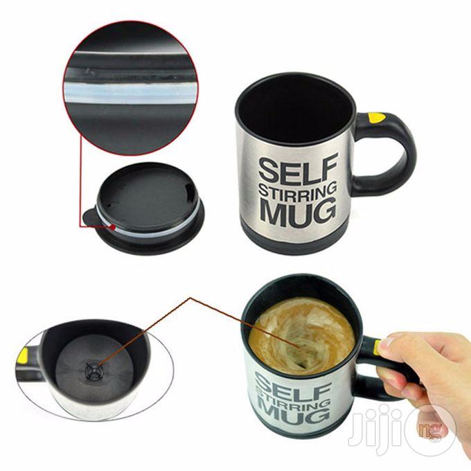 Uni Stainless Self Stirring Mug Auto Mixing Coffee Tea /Gift