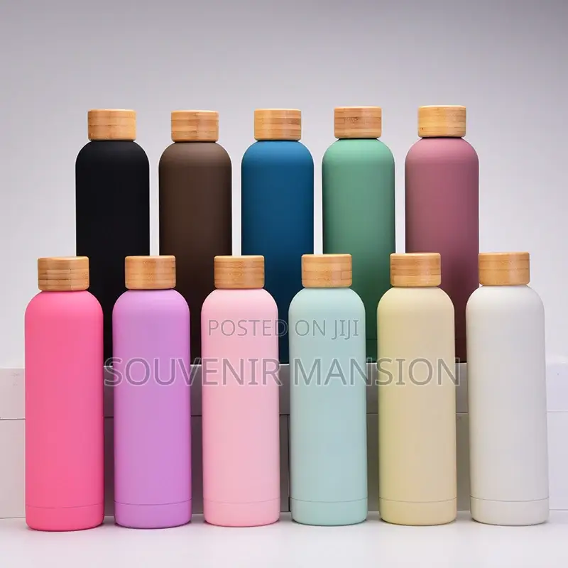 750ml Bamboo Wood Cover Water Bottle