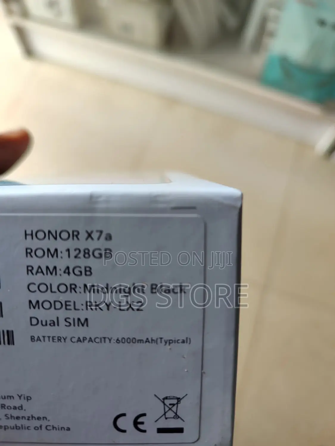 New Honor X7a 128 GB Black