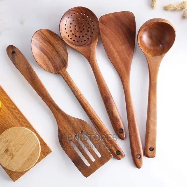Wooden Kitchen Spoon Set