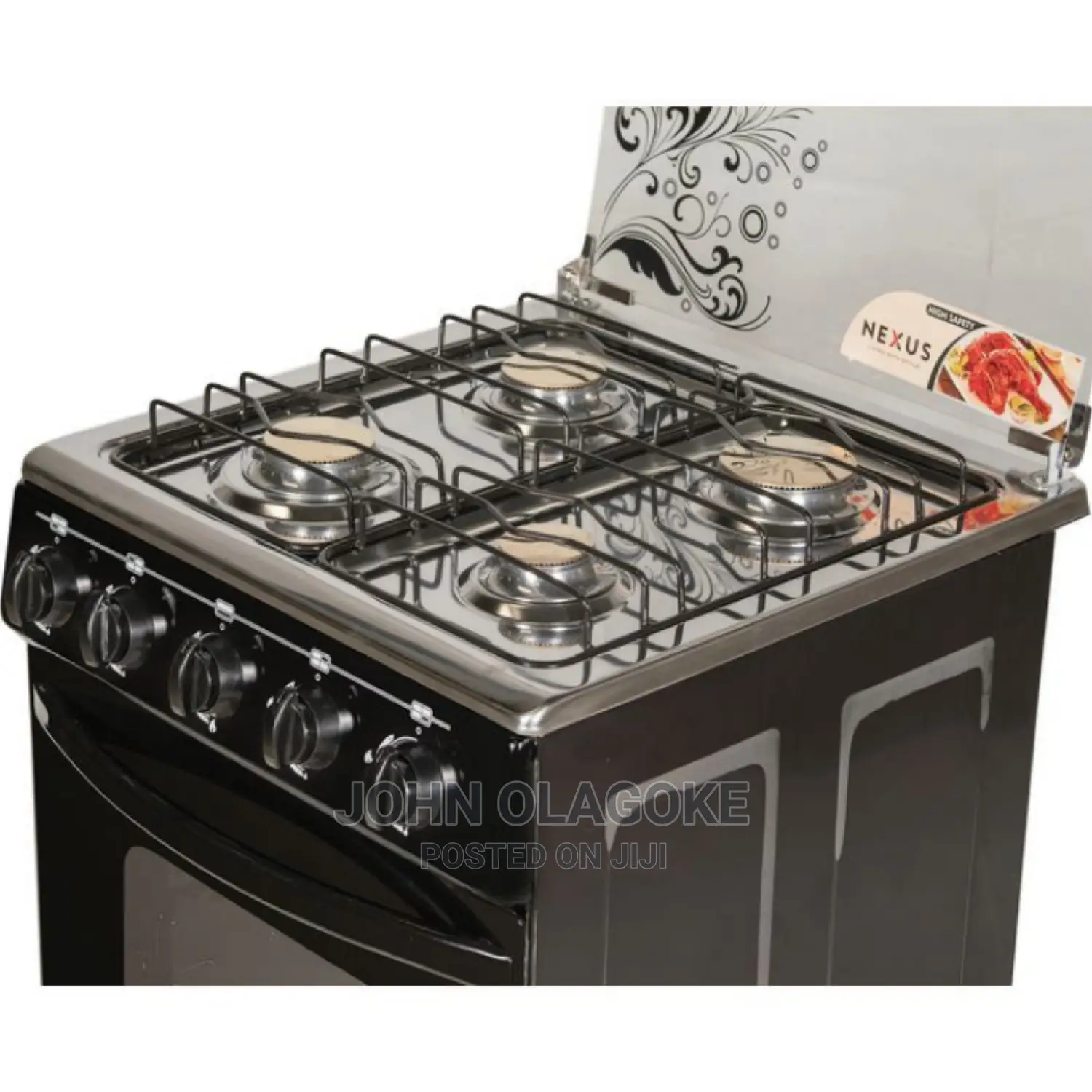 Nexus 4 Burner NX-5055 Gas Cooker (4 + 0) With Oven