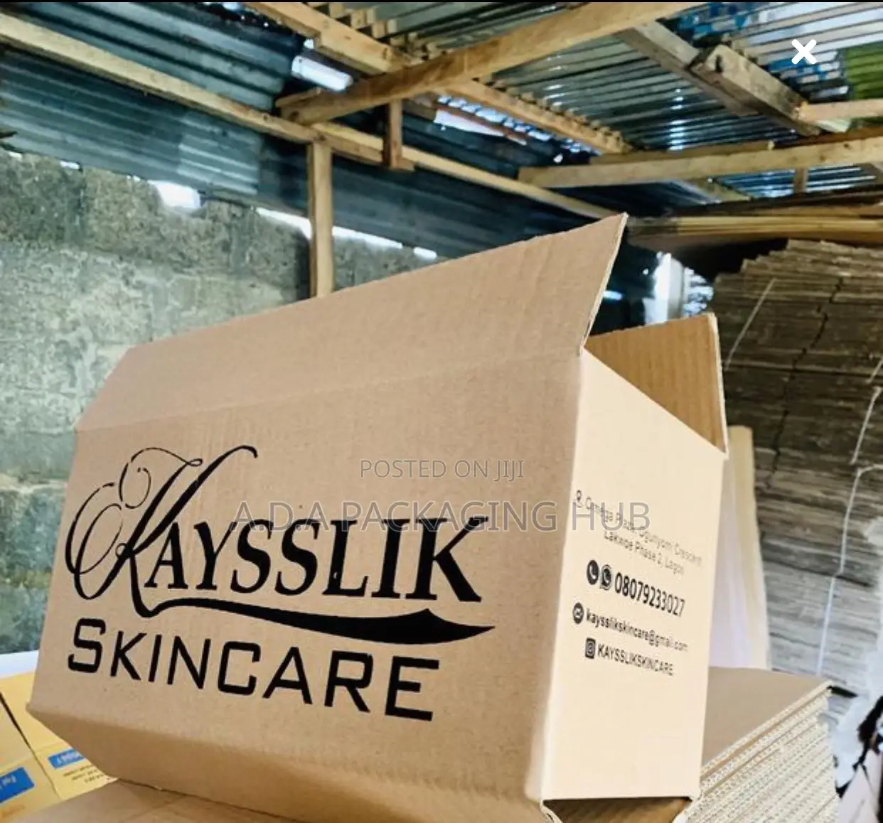 Corrugated Cartonbox With Branding Suitable For Your Product