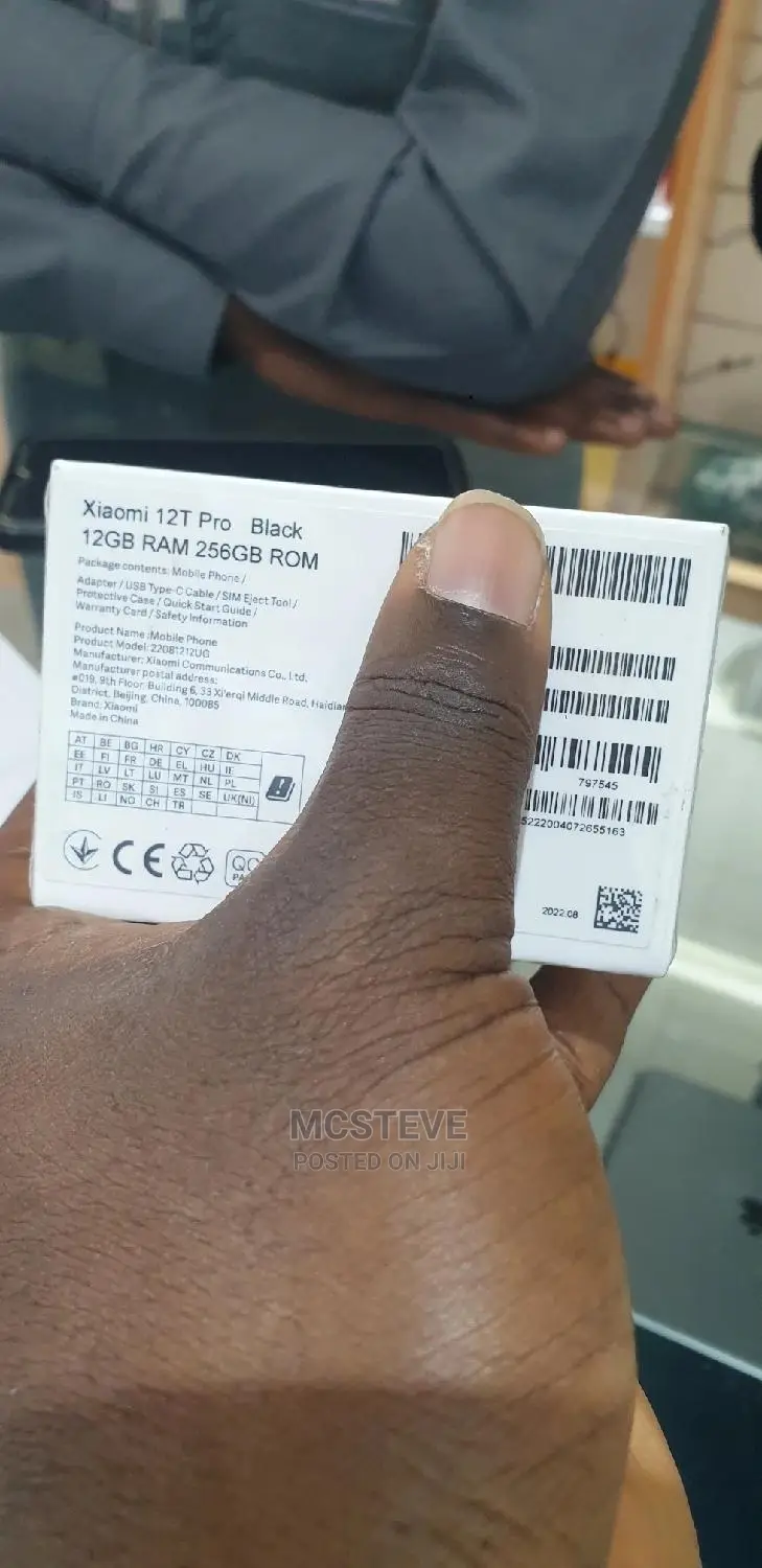 New Xiaomi 12T Pro 256 GB Black