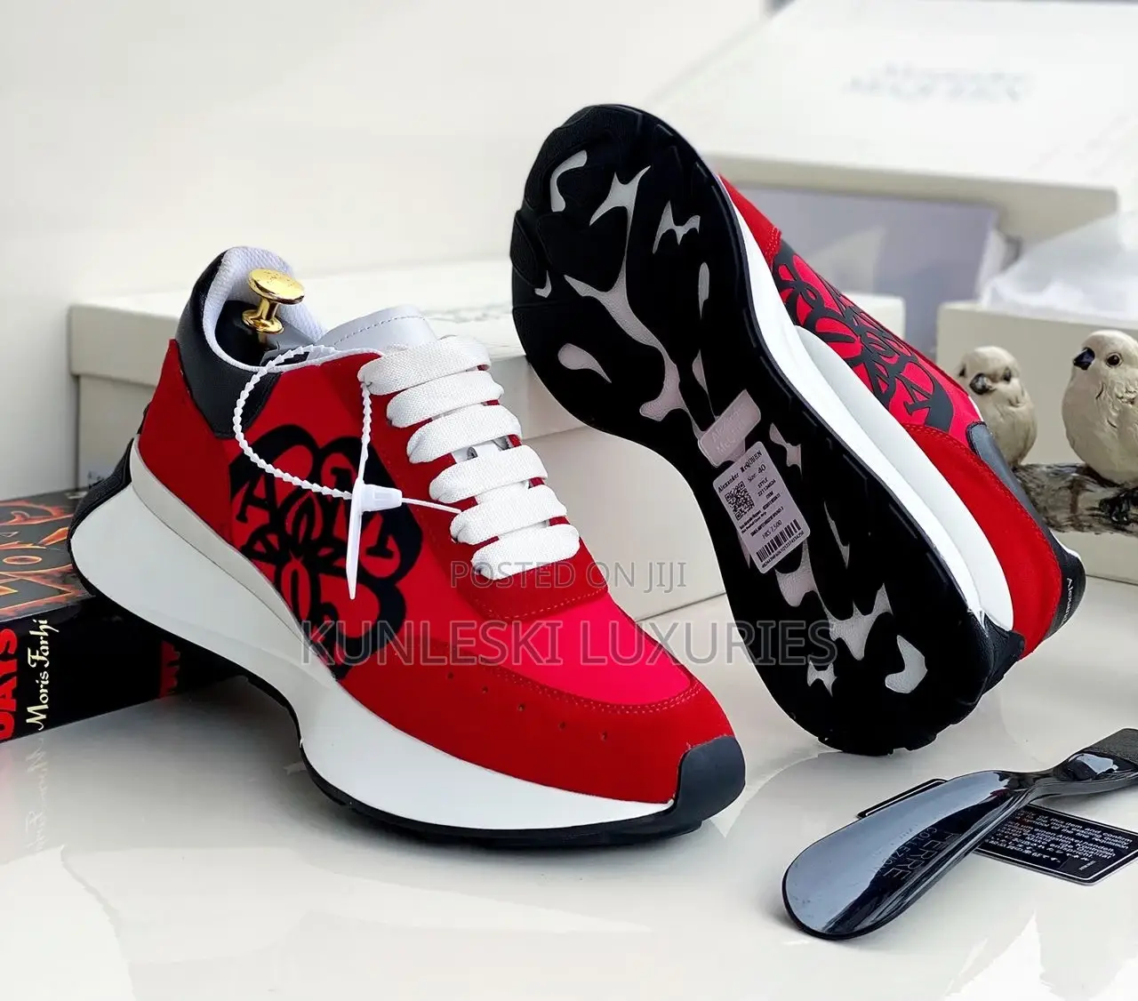 Original Alexander McQueen Men Sneakers Collections