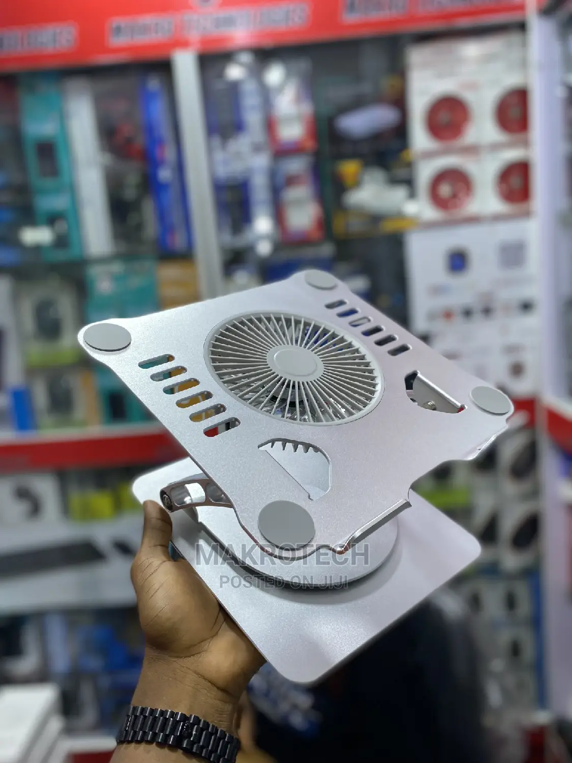 Laptop Stand Computer Stand With Cooling Fan Rotatable 360
