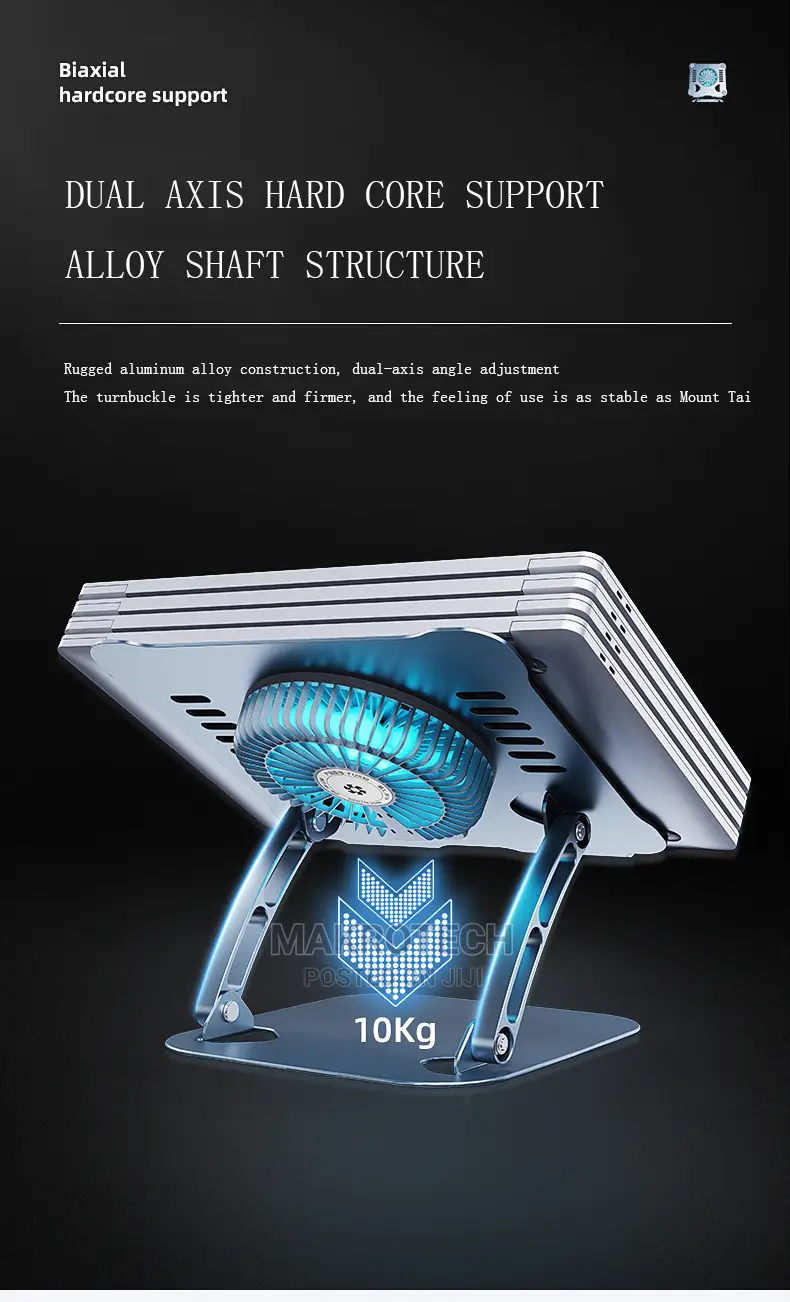 Laptop Stand Computer Stand With Cooling Fan Rotatable 360