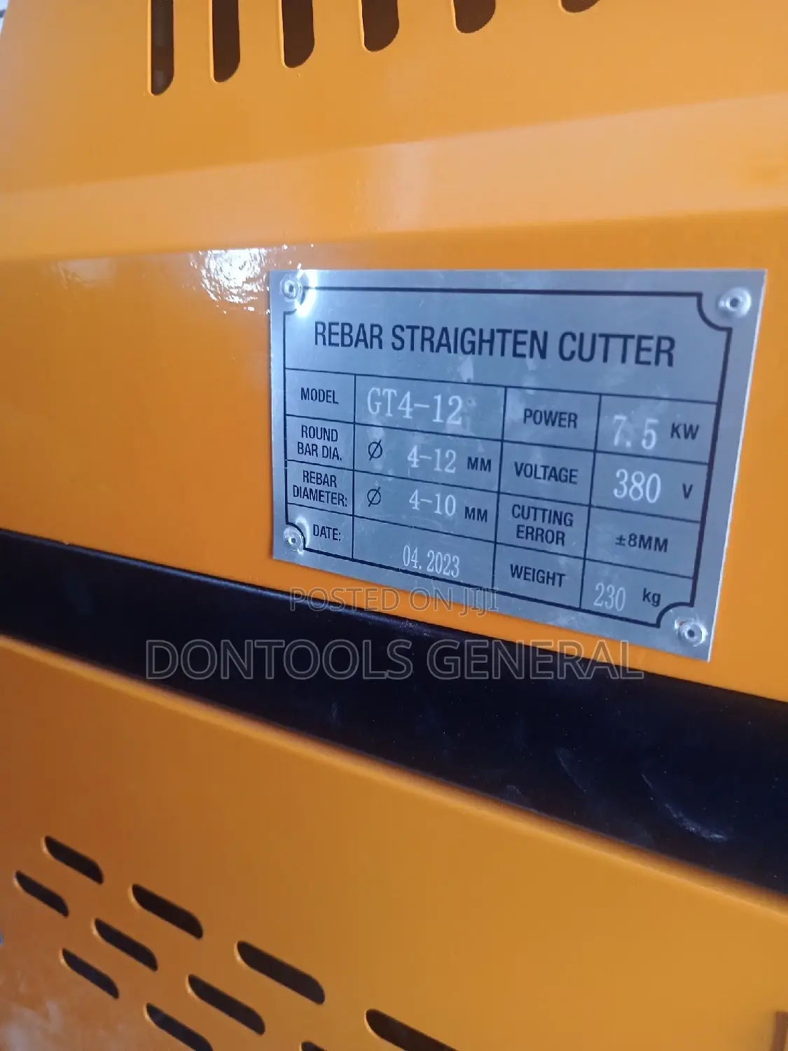 GT4-12 Steel Bar Straightening Cutting Machine Hydraulic