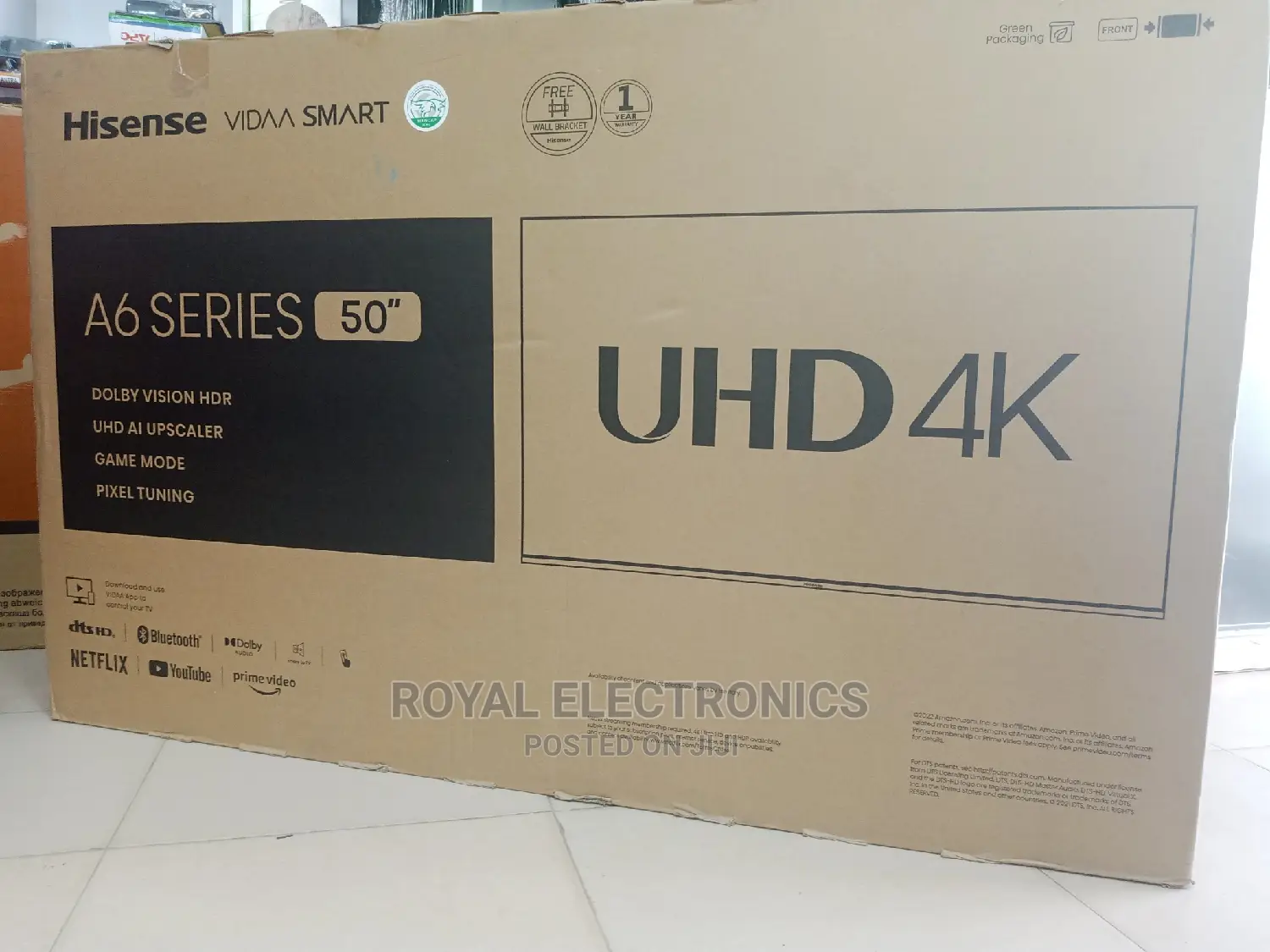 Unique Design Hisense 50 Inches Smart Uhd Television