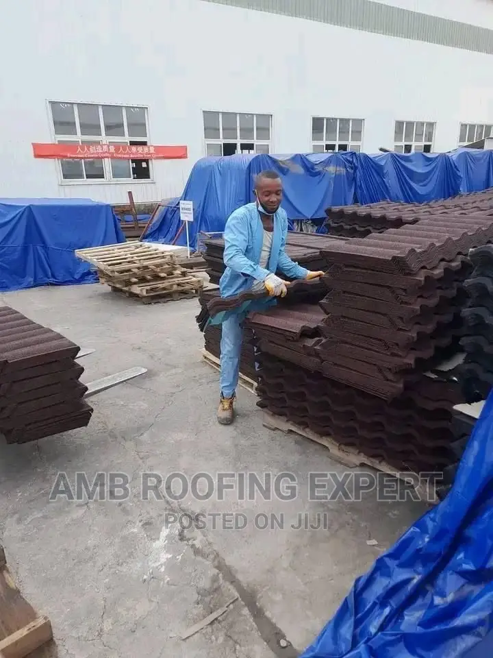 Amb Roofs and Construction Stone Coated Roofingtiles