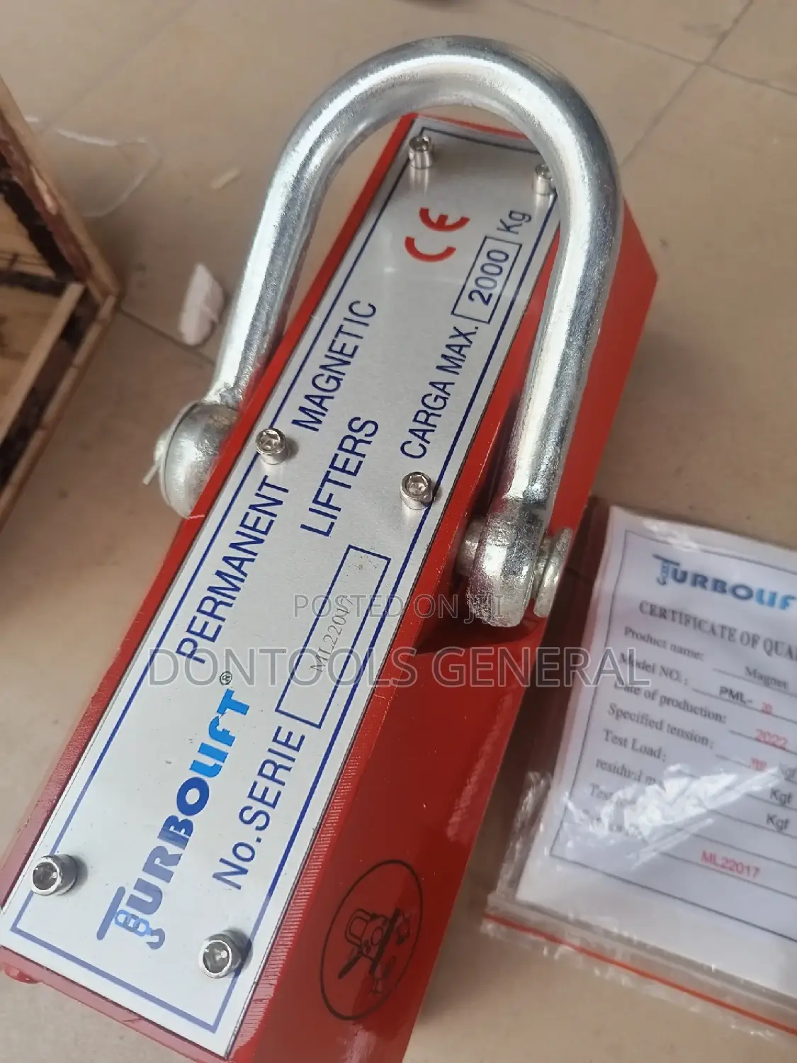 2000kg Magnetic Lifters
