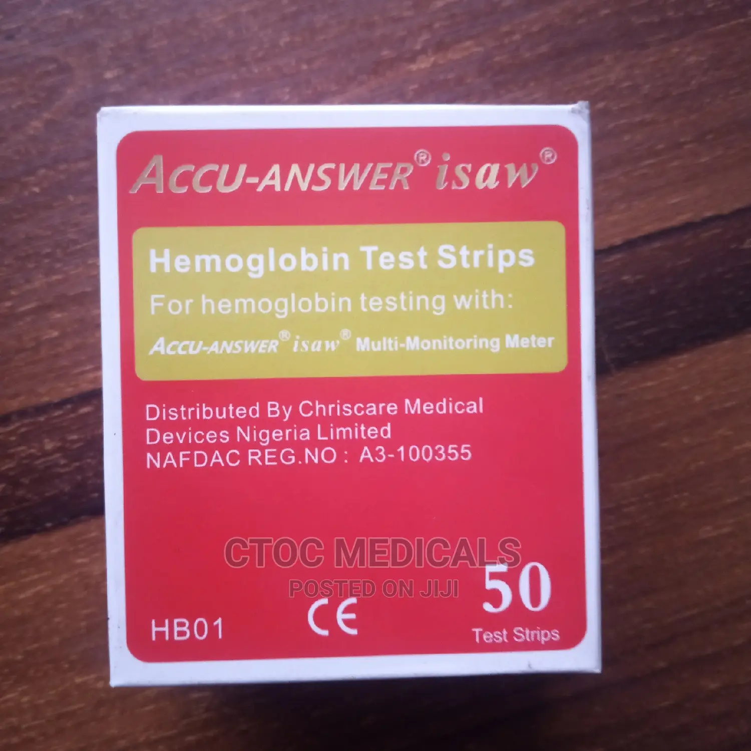 Accu-Answer Hemoglobin Test Strips