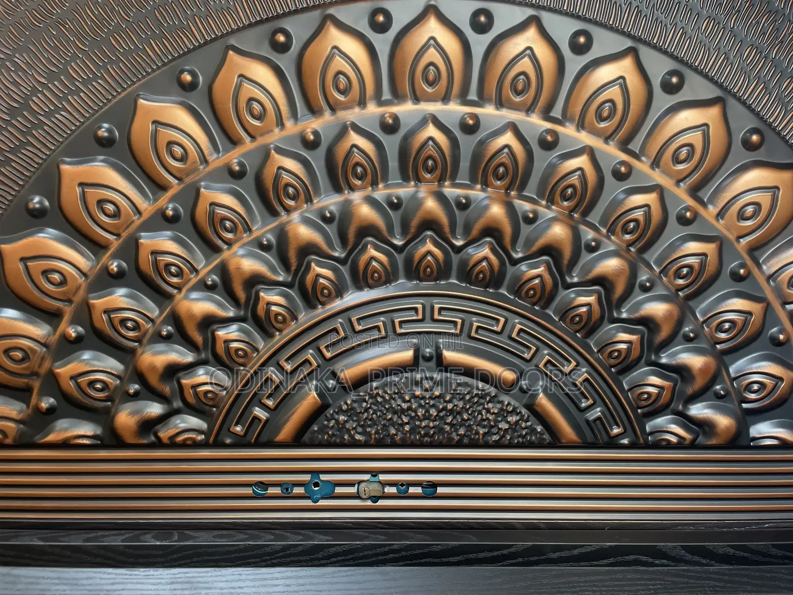 7ft By 3ft German Copper Iron(Peacock Design)