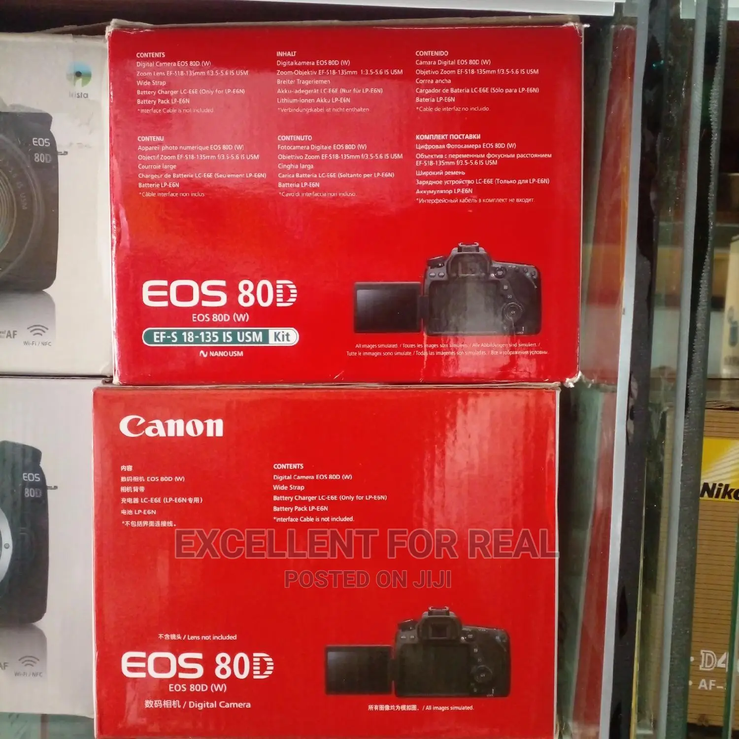 Canon Eos 80d With 18-135mm