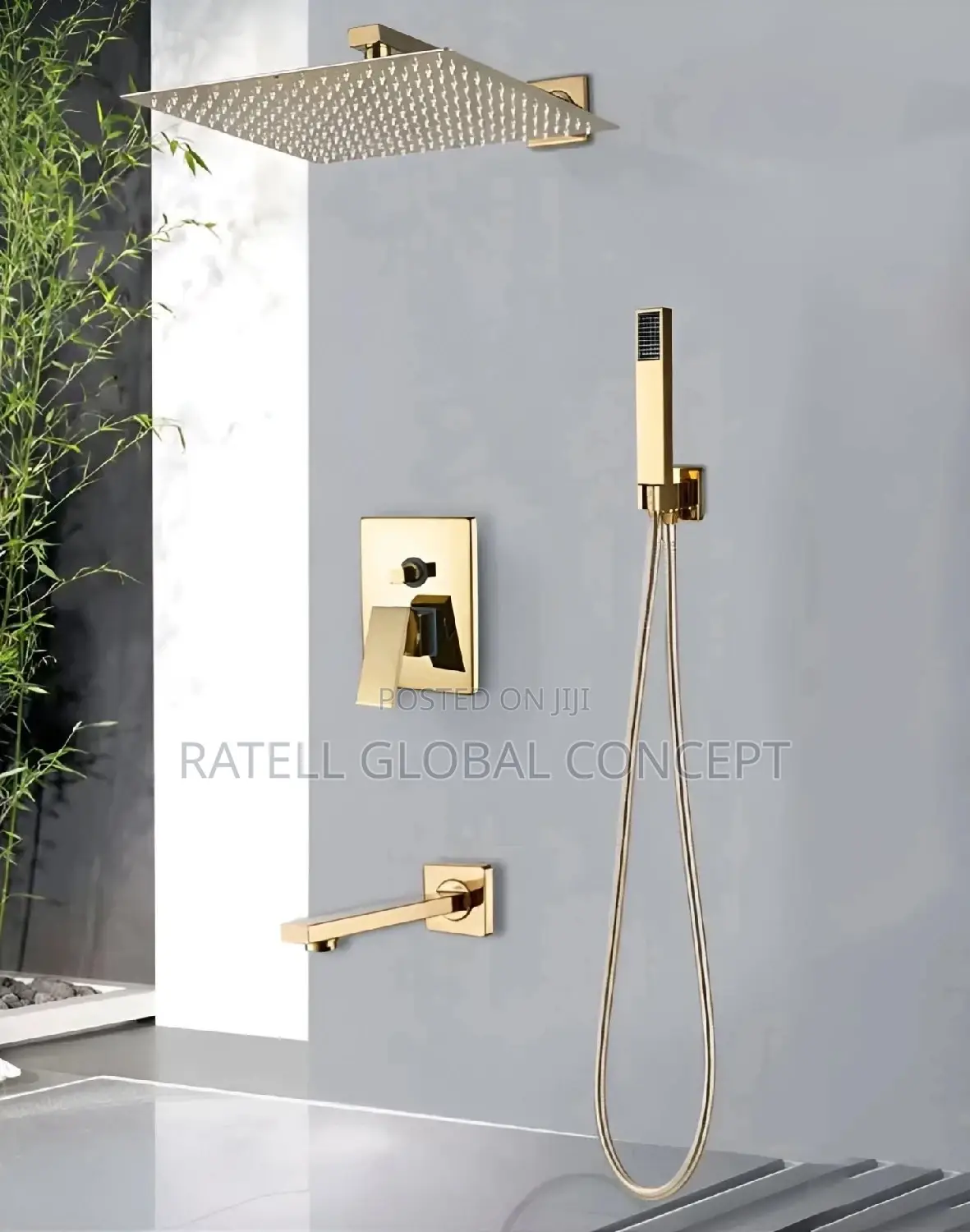 Conduit Shower Mixer Set (Concealed Shower)