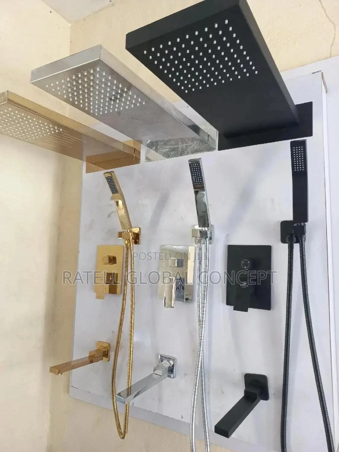 Conduit Shower Mixer Set (Concealed Shower)