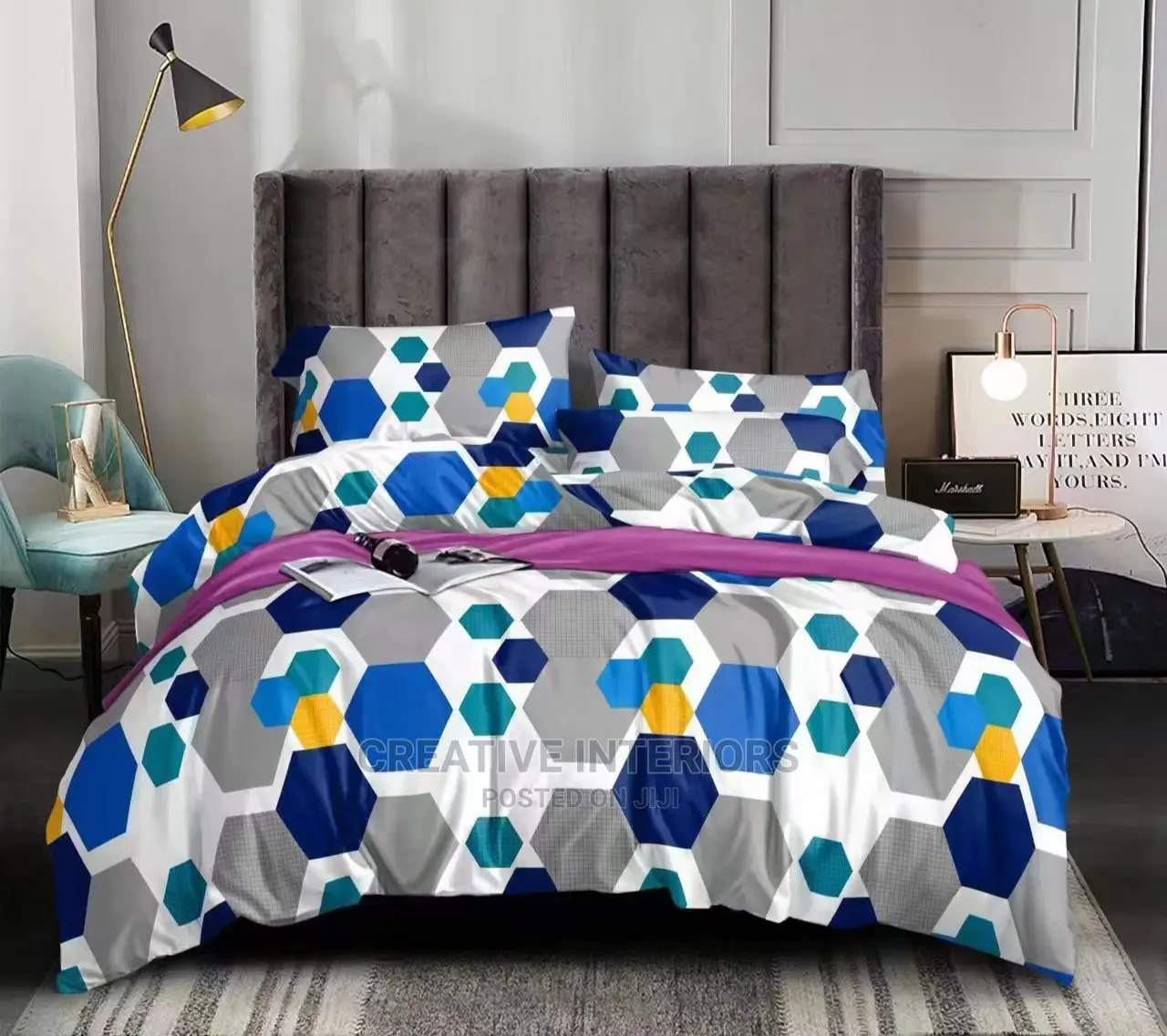 6by6 Duvets With 4pillow Case and Bedspread