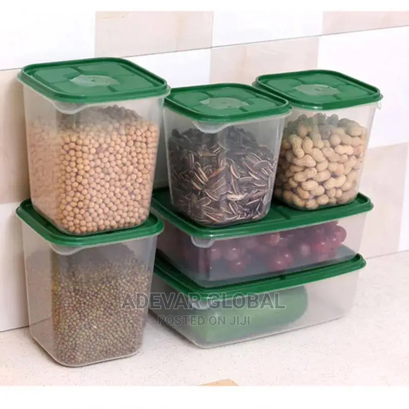 17 PCS Set Refrigerator Crisper Plastic Food Box Microwave