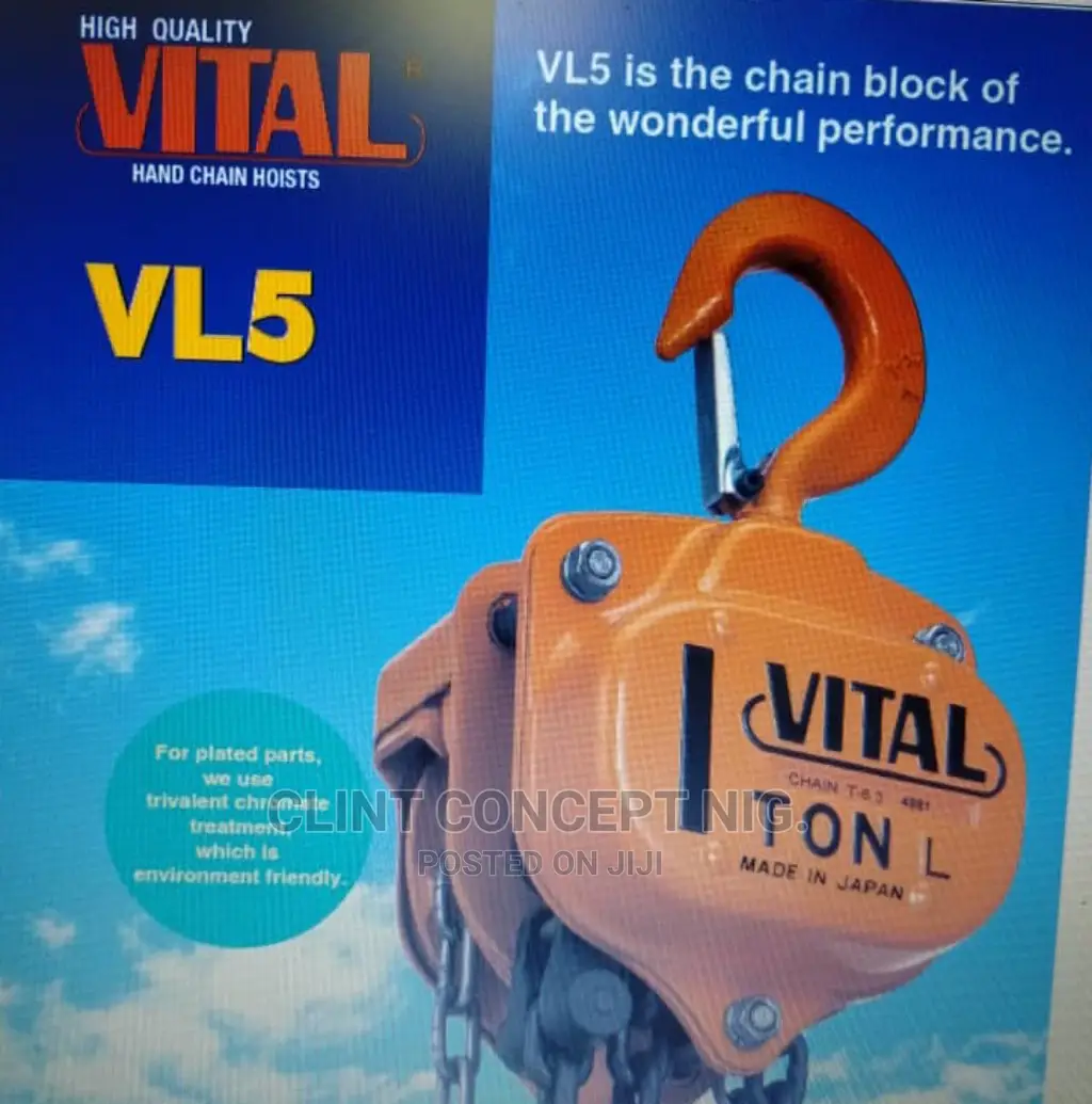 New High Quality Vital Hand Chain Hoists (1 Ton)