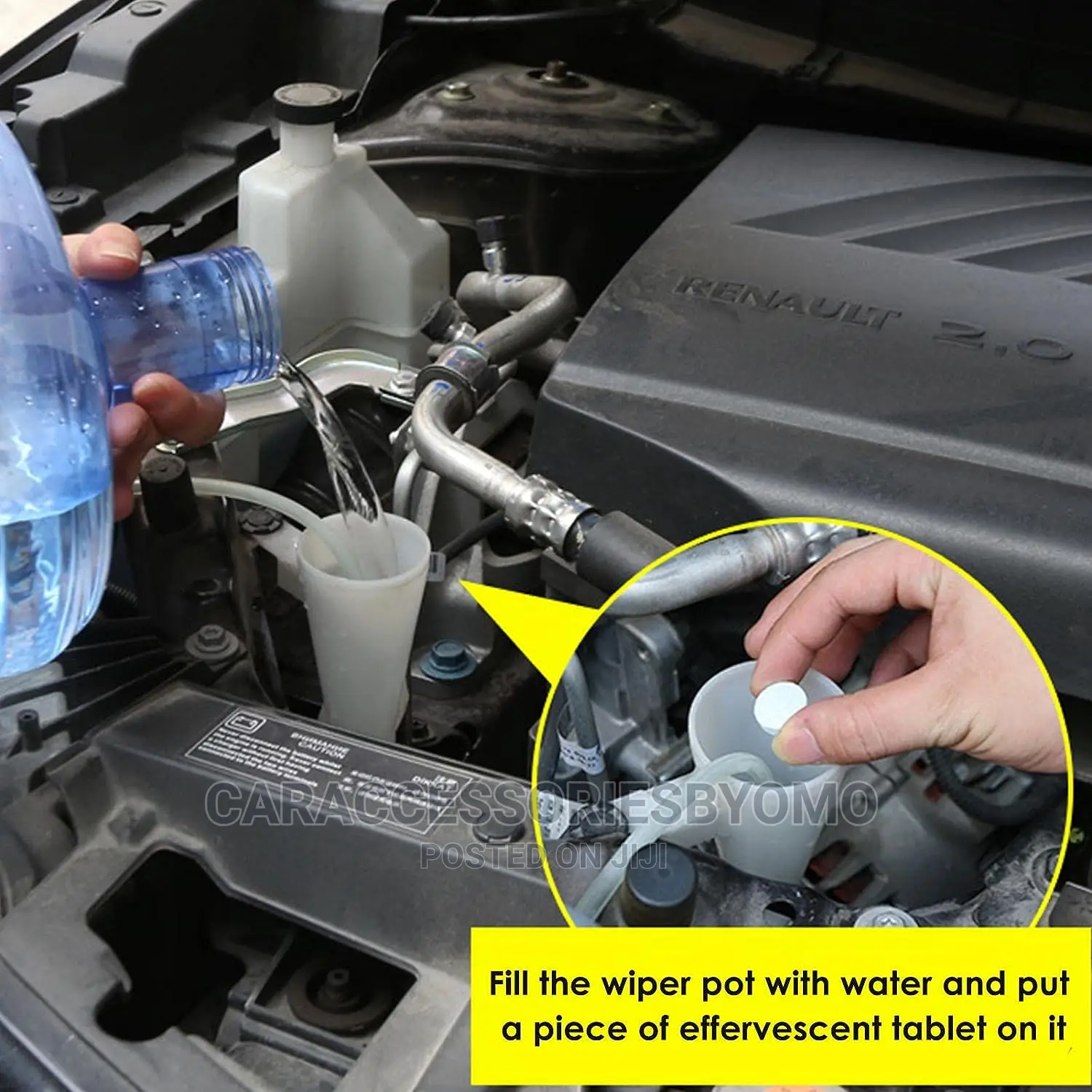 Car Windshield Glass Washer Tablets - 10pcs