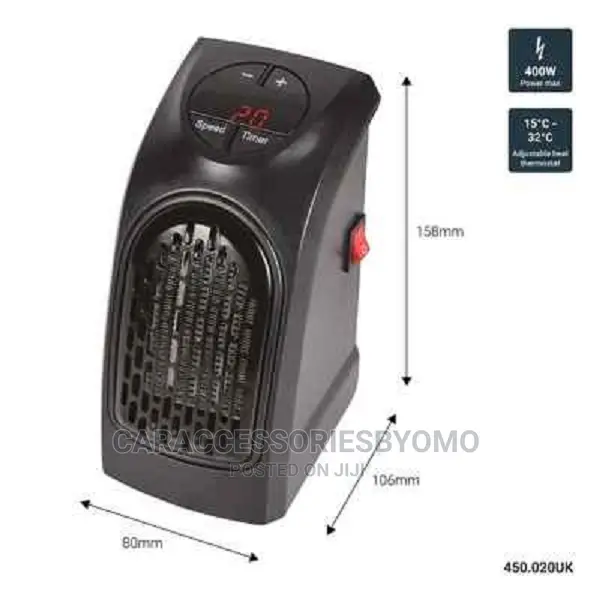 Wall Outlet Space Handy Heater - 400w