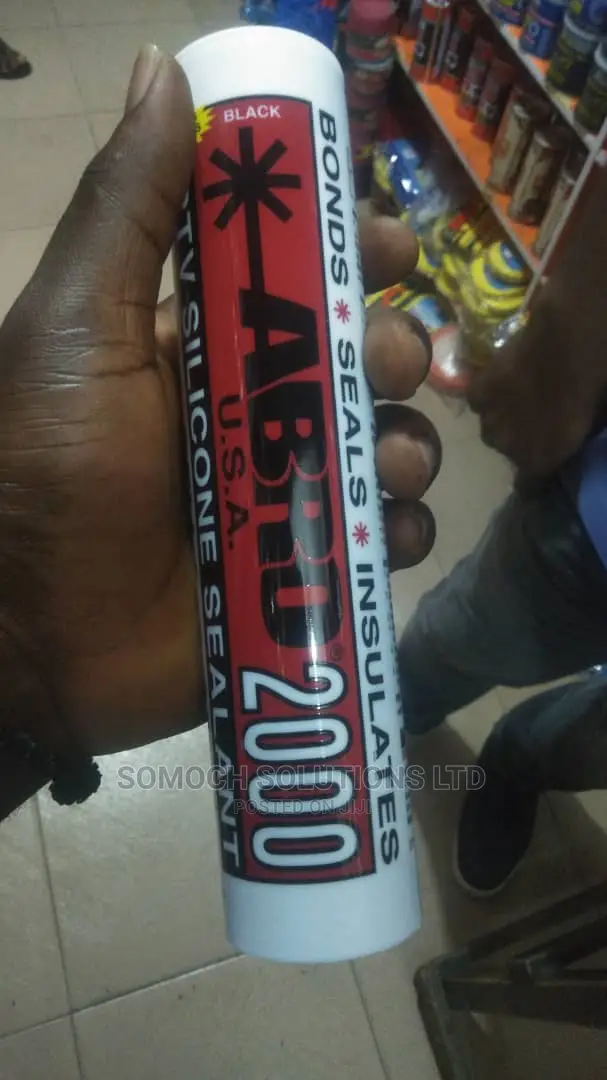 Abro 2000 RTV Silicone Sealant ABRO Bonds Seals Black