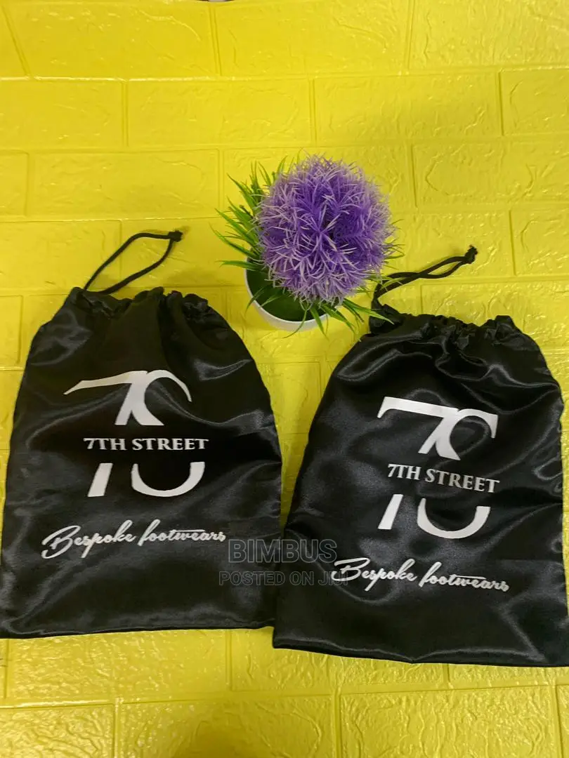 Satin Bags and Printing (100 Pcs)