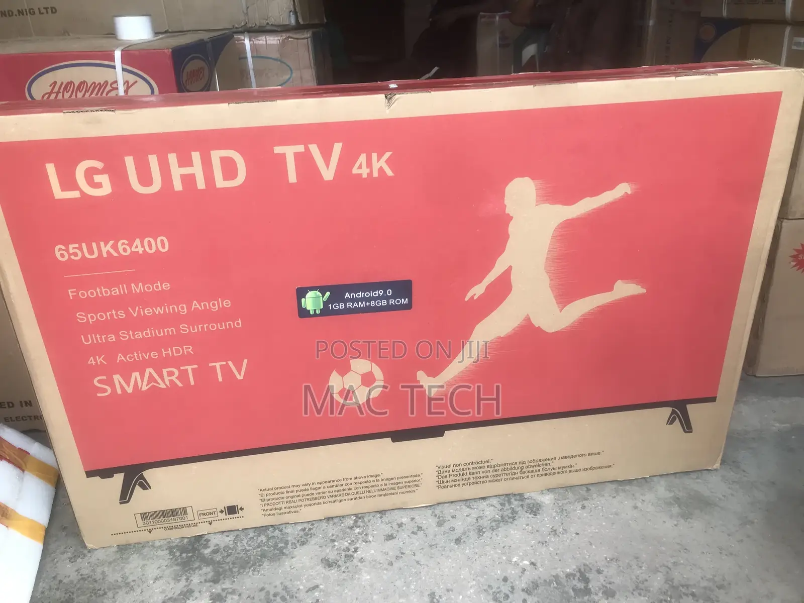 Lg 65 Inches LED Smart Tv.